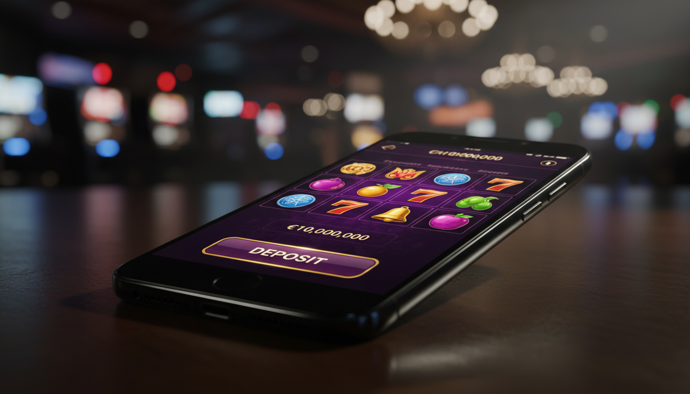 Interfejs aplikacji mobilnej Vegazone na smartfonie