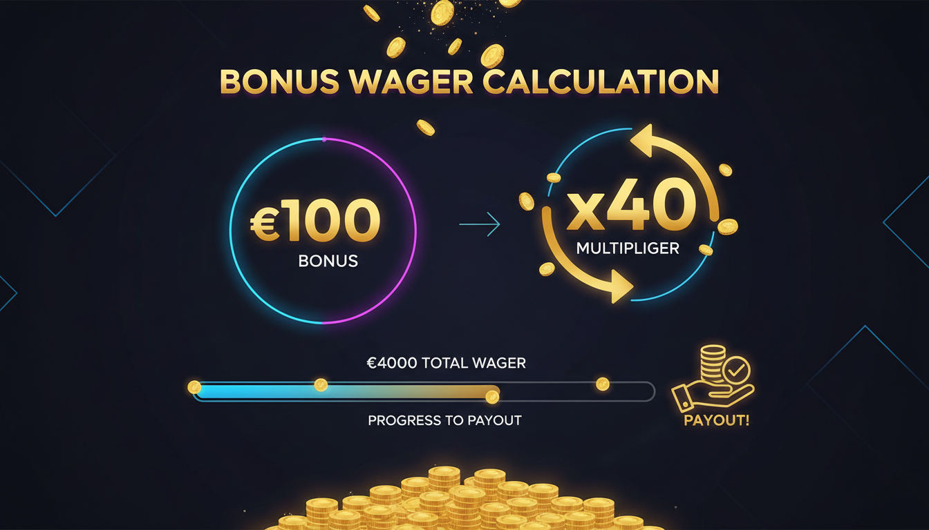 Ilustracja przedstawiająca mechanizm obliczania bonusu kasynowego